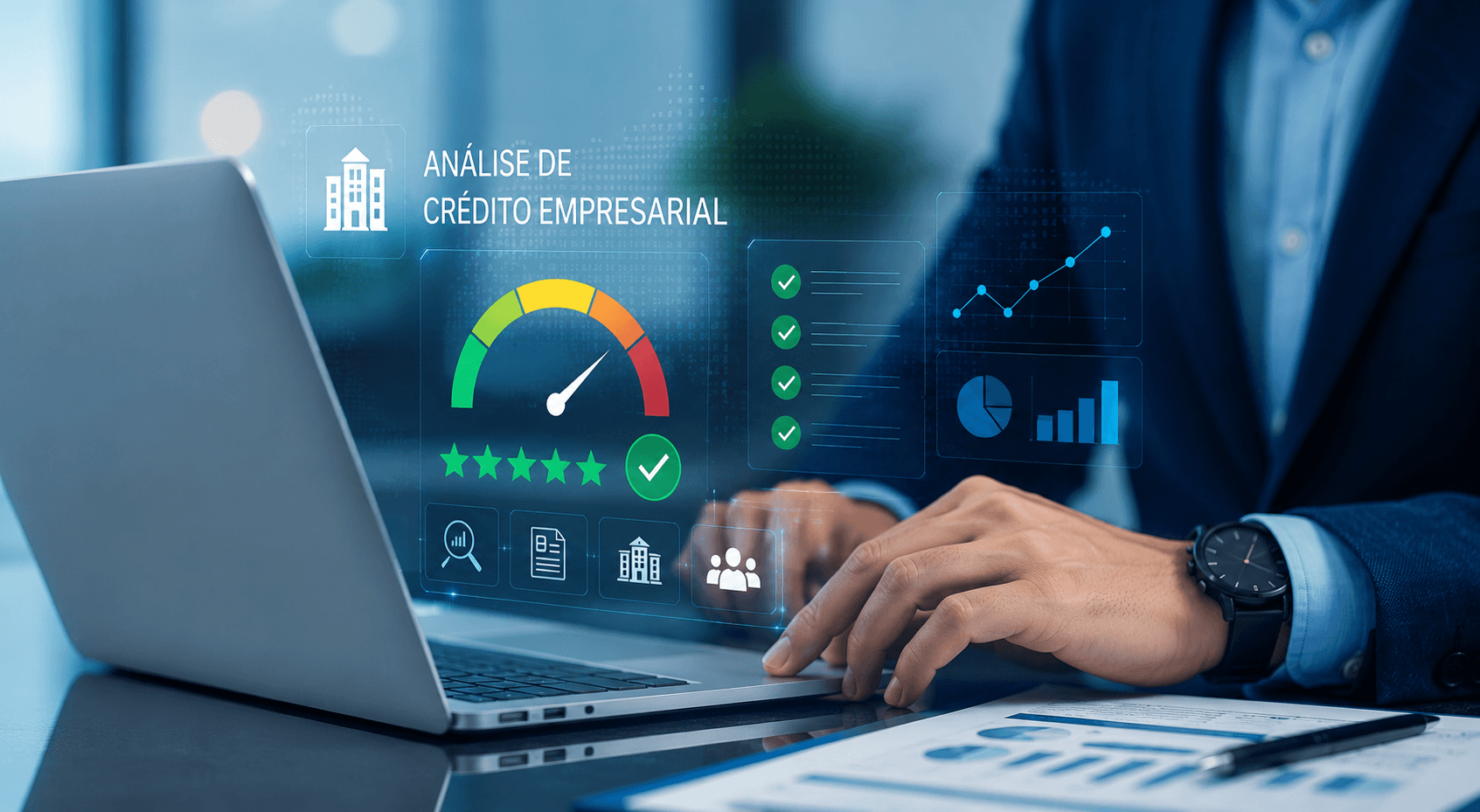 Análise de crédito empresarial